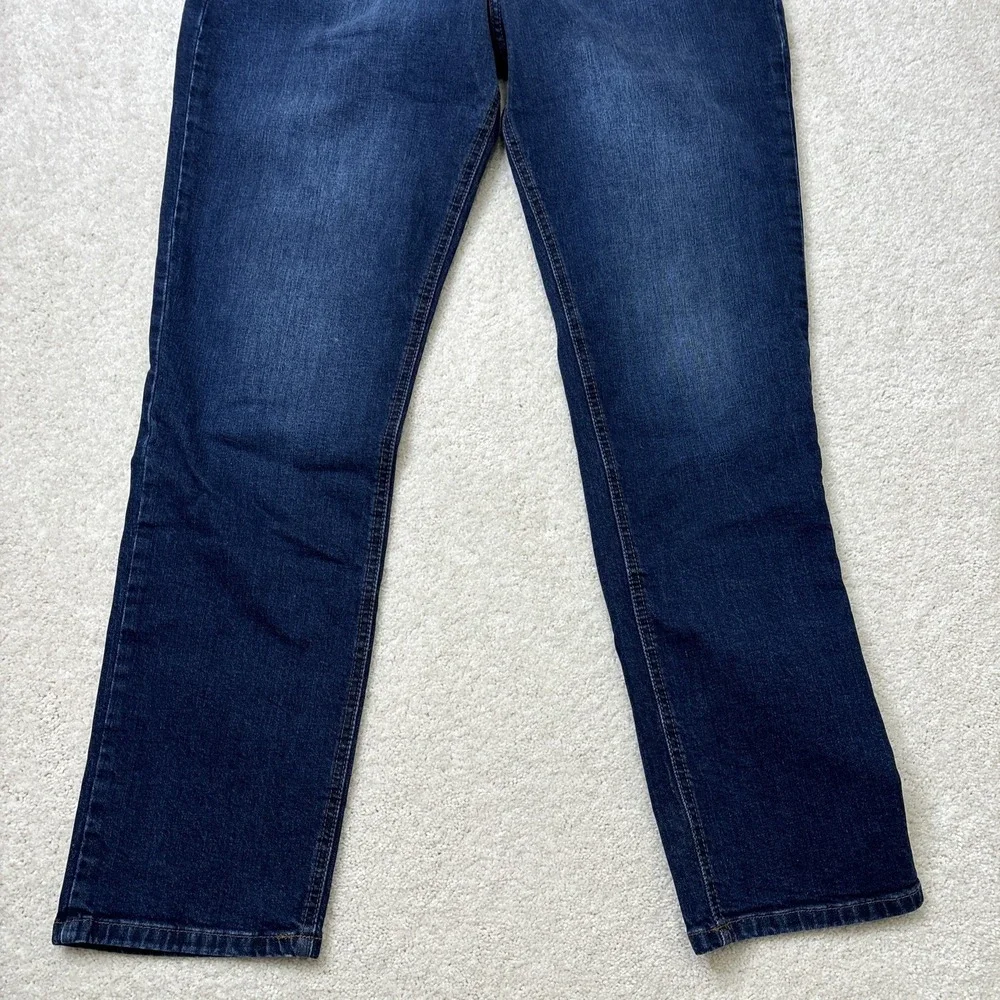 MOTT AND BOW Jeans Women's 32x30 Blue Boyfriend Denim Dark‎ Wash